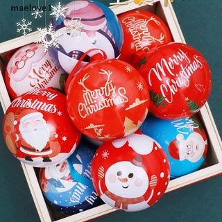 [maelove1] 7 cm árbol de navidad colgante bolas adorno árbol de navidad decoración bola caramelo tarro de almacenamiento [maelove1] (4)
