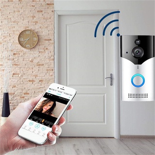 1080p inalámbrico timbre cámara wifi con sistema de detector de movimiento para la seguridad del hogar impermeable vigilancia de vídeo (4)