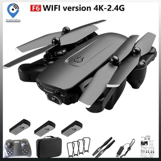 【Nuevo】 【promoción】F6 GPS Drone 4K Dual Camera FPV Drones WiFi Foldable RC Quadcopter Gifts