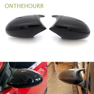 ONTHEHOURR 1pair Practical Car Fashion Black Rearview Cover New Carbon Fiber Variety Of Models BMW Variety
