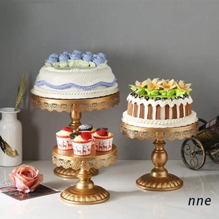 nne. soporte redondo de metal para tartas, postres, cupcakes, pedestal, plato de exhibición para baby shower, boda, fiesta de cumpleaños (1)