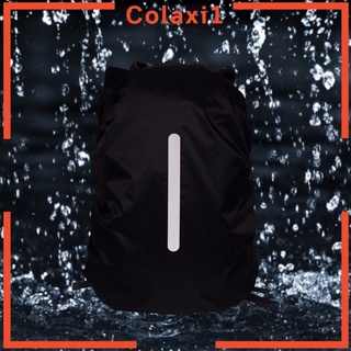 [COLAXI1] Mochila cubierta de lluvia a prueba de polvo reflectante mochila cubierta para acampar