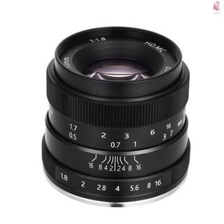 Anan Andoer 50mm F1.8 lente de cámara Digital de gran apertura APS-C marco multicapa película recubrimiento sin espejo lente de cámara Compatible (3)