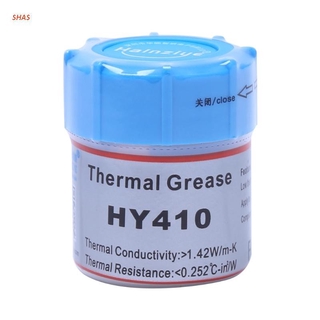 Shas 10g HY410-CN10 grasa térmica Chipset CPU compuesto de enfriamiento pasta de silicona W