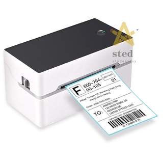 Escritorio envío impresora de etiquetas de alta velocidad USB + BT impresora térmica directa etiqueta engomada 40-80mm ancho de papel para envío envío códigos de barras etiquetas impresión Compatible con Amazon Ebay Shopify FedEx USPS Etsy