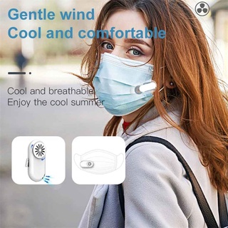 reutilizable ventilador portátil para máscara facial clip-on filtro de aire usb recargable escape mini ventilador personal portátil purificadores de aire