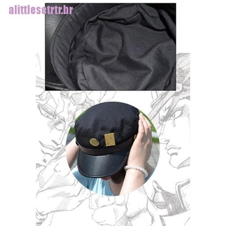 [trtr] gorra de Cosplay de aventura bizarra de jojo/accesorios de gorra plana Anime Ar
