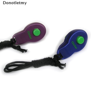 Donotletmy Clicker 2 en 1 Para entrenamiento De perro/guía De sonido ajustable/guía De sonido Para mascotas