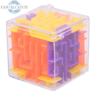 Gran venta laberinto 3D cubo mágico juguete laberinto Rolling Puzzle juego de juguetes educativos para niños