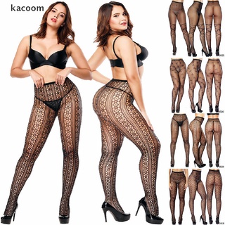 Kacoom Pantyhose Socks Tights Women Fashion Fishnet Stockings New Lace Sheer Plus Size CO
