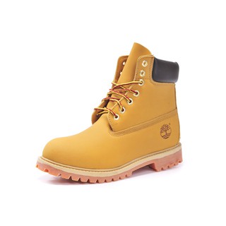 listo stock timberland mujeres hombres zapatos de deporte unisex botas de alta parte superior amarillo marrón (5)