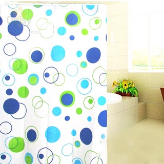 cortina de ducha de baño 150*150 cm baño cutain accesorio impermeable tela de poliéster molde a prueba de moldes con 10 ganchos (2)