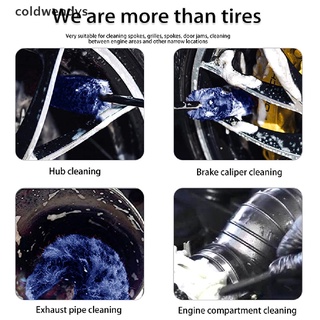 [coldwendys] cepillo de limpieza de neumáticos de microfibra de largo alcance de llanta de rueda de detalle cepillo