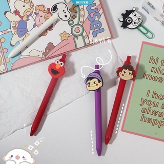 Bolígrafo de dibujos animados neutro de prensa, bolígrafo de firma de estudiante Snoopy, bolígrafo de agua, bolígrafo retráctil, 0,5 mm, papelería creativa para estudiantes [BTR]