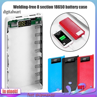 Gcd_portátil 18650 cargador de batería USB Type-C pantalla LCD DIY móvil Power Bank caso (1)