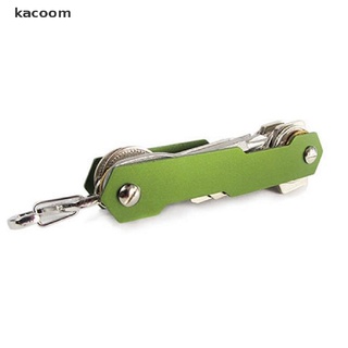 kacoom multifunción llavero edc aluminio smart cartera organizador de llaves de metal llavero co (4)