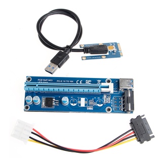Gra Mini PCI-E Express 1x To16x USB 3.0 Extensor Adaptador De Tarjeta SATA Cable De Alimentación (3)