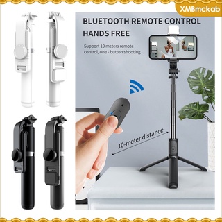 ligero portátil extensible bluetooth selfie stick soporte de control remoto (3)