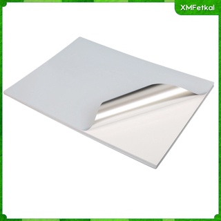 papel adhesivo de vinilo imprimible para impresora de inyección de tinta - blanco brillante - 25/50 autoadhesivo impermeable papel adhesivo para