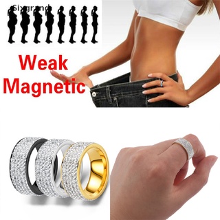 [sixgrand] anillo magnético para bajar de peso/cadena adelgazante estimulante de acupoints/anillo de cálculos biliares co