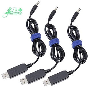 Cable De Conversión USB A DC De 5 V 12 De Voltaje De Subida De 5.5x2.1 Mm Macho 1 M Nuevo