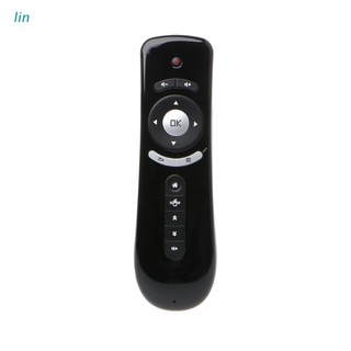 lin t2 fly air mouse 2.4g inalámbrico 3d gyro motion stick mando a distancia para pc smart tv