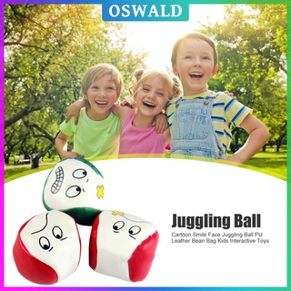 Disponible Oswald de dibujos animados cara sonrisa malabarismo bola de cuero PU PU PU PU PU PU juguetes