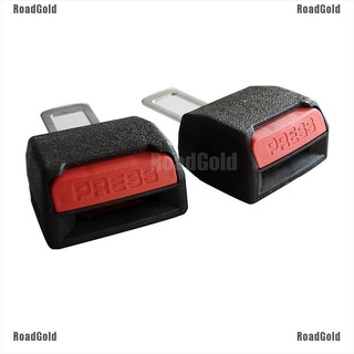 RoadGold 2 piezas Clip de cinturón de seguridad negro Universal de seguridad ajustable Clip de cinturón para coches BELLE (1)
