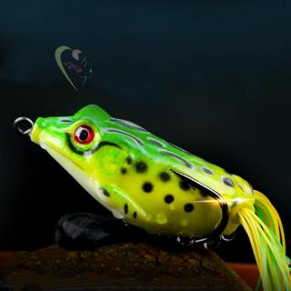 Señuelo de rana suave señuelos artificiales cebo de pesca Topwater Wobbler cebo para lucio cabeza de serpiente artículo engranaje