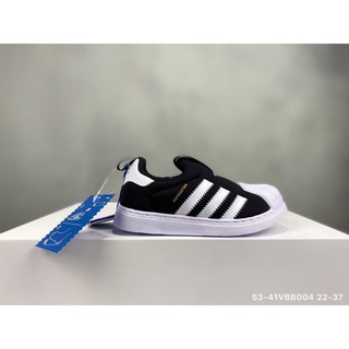 2021 última Adidas Soft Shell de un paso zapatos de niños tamaño: 22-35 Classic Shell Head cómodo suave (2)