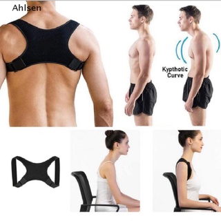 [Ahlsen] Support Corrector Back Corset Belt Pain Shoulders Brace Correction Orthosis .