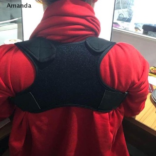 [Amanda] Support Corrector Back Corset Belt Pain Shoulders Brace Correction Orthosis .