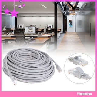 (Yimumiya) 1//2/3/5/10 metros Cable Ethernet de alta velocidad RJ45 red LAN Cable Router Cables de ordenador (1)