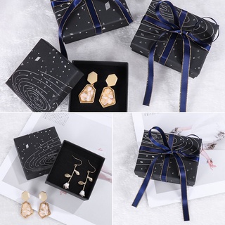 SUHE Dreamy Gift Bag Ring Carton Gift Box Earrings Hot Silver Necklace Blue Gold Ribbon Bracelet Jewelry Packaging Box (7)