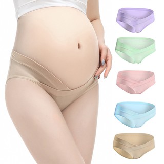 ropa interior de maternidad mujeres embarazadas bragas de algodón en forma de u pantalones de cintura baja