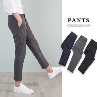 Pantalones de negocios nueve puntos traje pantalones de los hombres Formal Casual pantalones delgados pantalones de pie recto pantalones de los hombres pantalones largos