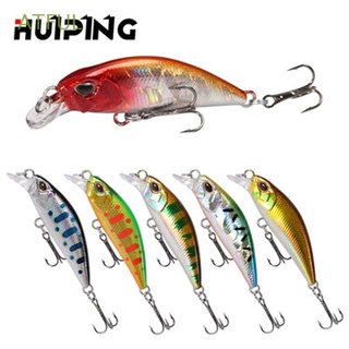 ATFUL 48S Sinking Minnow Baits Outdoor Minnow Lures Fish Hooks Crankbaits Tackle Useful Multicolor 48mm 4g Winter Fishing
