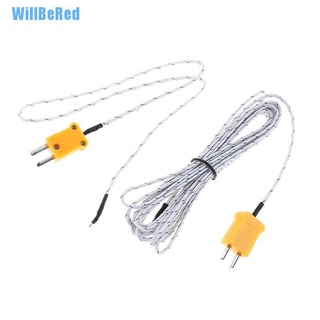 [Willbered] 1 pza tipo K Sensor de temperatura termopar Cable de sonda/4 m [caliente] (5)