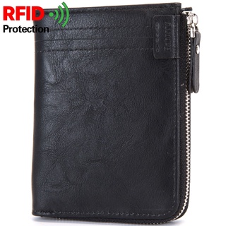 baborry hombres de negocios efectivo titular de la tarjeta de identificación rfid bloqueo delgado metal cartera c0in monedero tarjeta de crédito cartera rfid cartera (1)