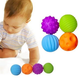 6pcs texturizado multi bola conjunto desarrollar los sentidos táctiles del bebé juguete bebé toque bola de mano juguetes bebé entrenamiento bola de masaje bola suave