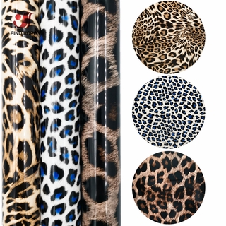 rollo de leopardo patrón de tpu transferencia de calor vinilo hierro htv prensa de calor cricut película para camiseta textiles ropa zapato bolsa pegatina diy