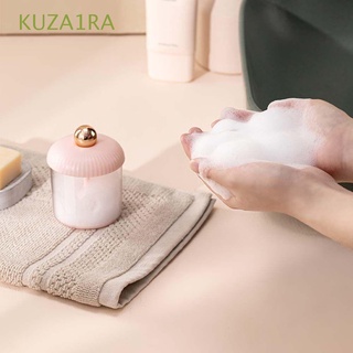 kuza1ra espuma transpirable fabricante porosa cara limpia herramienta bubbler taza pp portátil lavado de cuerpo champú baño gel de ducha limpiador facial manual foamer/multicolor (1)