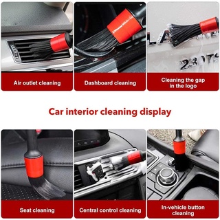 Kit de cepillos de detalle de coche esponja lavado guantes accesorios reemplaza piezas vehículo (5)