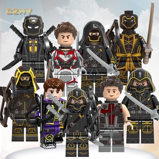 Hawkeye figura vengadores Lego minifiguras bloques de construcción juguete Clint Barton Goliath Ronin juguetes educativos (1)