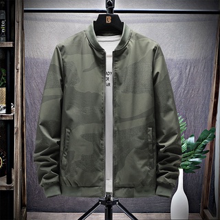 M-8xl Bomber chaqueta Stylo buena calidad chaqueta Casual de los hombres más el tamaño suelto impreso estilo abrigo para la primavera y el otoño 2020