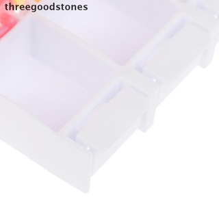 Thstone Push Button 7-Day Pill Medicine Vitamin Organizer Box Weekly 2 Times a Day AM PM New Stock (6)