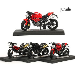 jul 1/18 para ducati tire hacia atrás motocicleta modelo de moto juguete de escritorio pastel adorno (1)