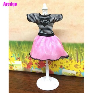 [Aredgo] Muñecas ropa modelo soportes perchas de ropa para modelos (2)