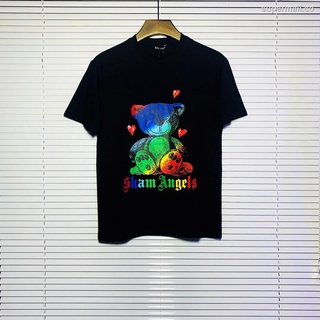 palm angels 2021 nueva impresión graffiti bordado moda tendencia camiseta manga corta