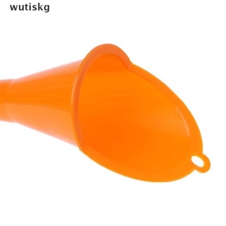 Wutiskg Motorcycle Car Long Mouth Funnel Plastic Refueling Oil Liquid Spout Filling CO